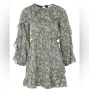 COPY - NWT Topshop Liberty Print Long Sleeve Dress Size 4/Small